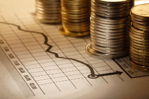 Una bolsa llena de dinero